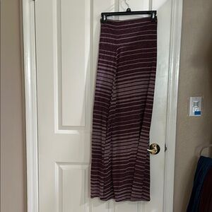 Striped Purple Maxi Skirt